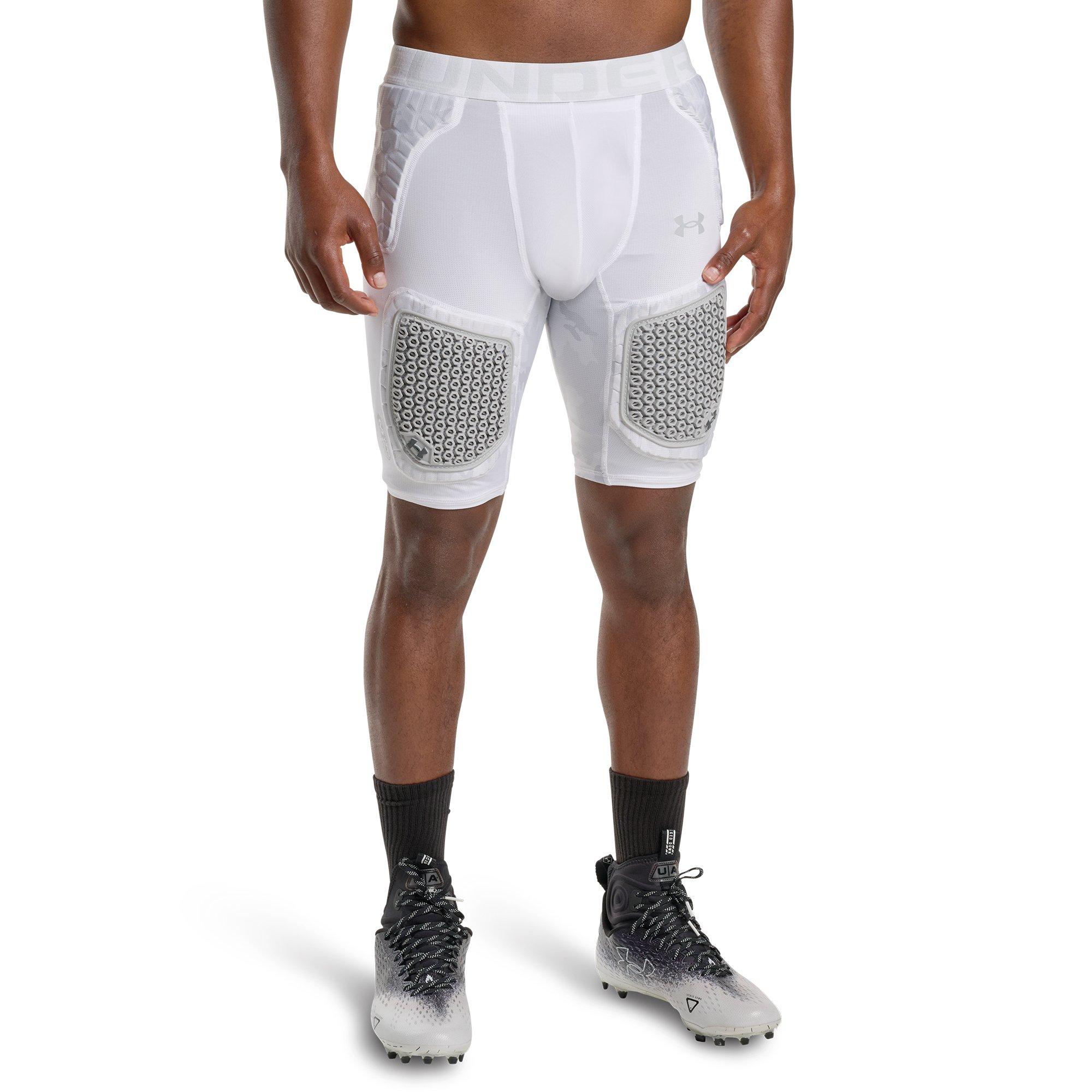 Under Armour Men's Gameday Pro 5-Pad Football Girdle - Camo White/Grey - CAMO WHITE/GREY